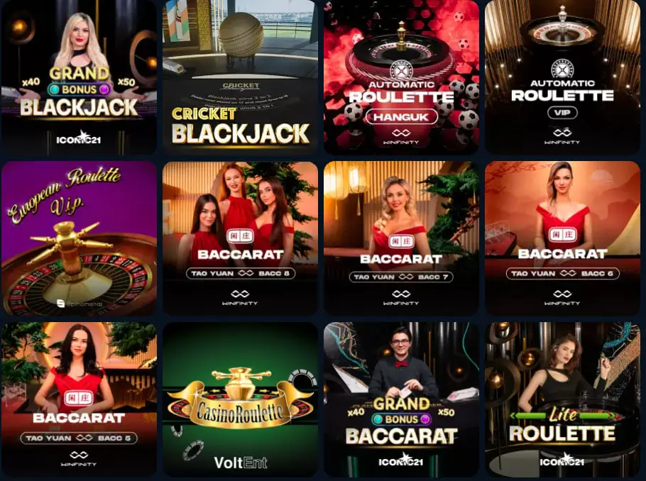moikka casino popular live games